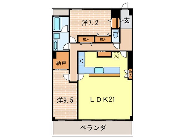 グランドメゾン苦楽園　南棟の物件間取画像